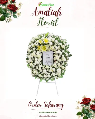 Krans Bunga Duka Cita teluk betung